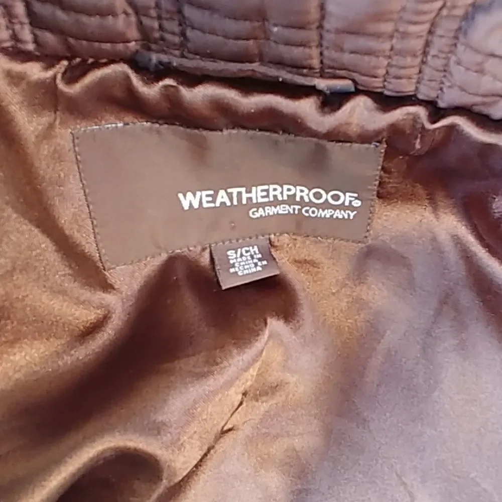 2 for $20 Bronze/brown quilted poly jacket